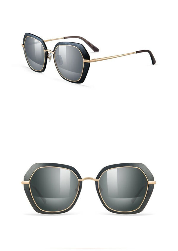 A08-04/Women's Polarized Square Sunglasses – UV Protection & Slimming Fashion Eyewear