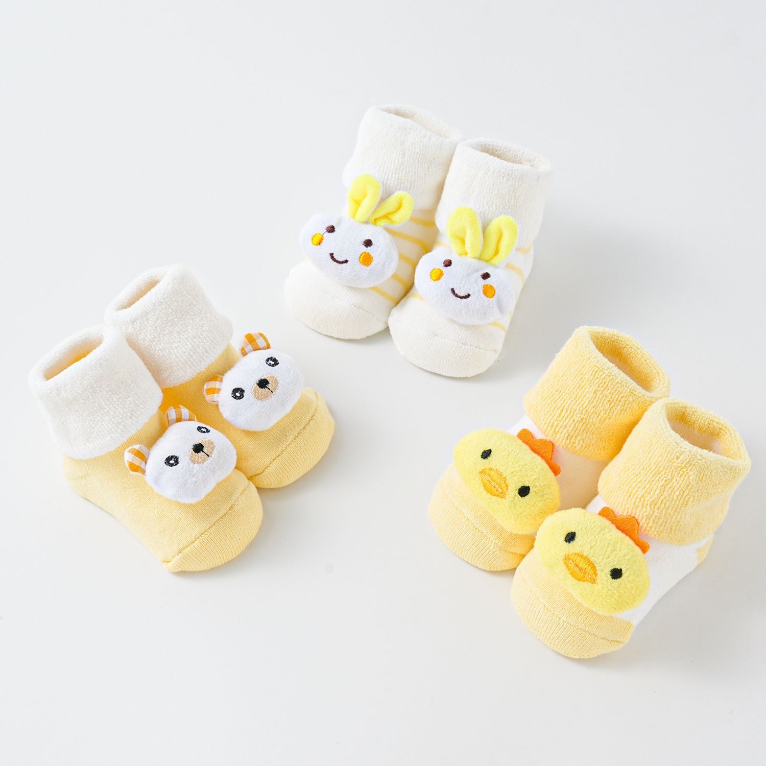 B02.4-02/Christmas Baby Anti-Slip Cotton Socks Toddler Set - Image 5