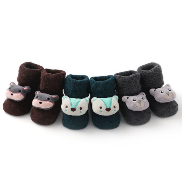 B02.4-02/Christmas Baby Anti-Slip Cotton Socks Toddler Set