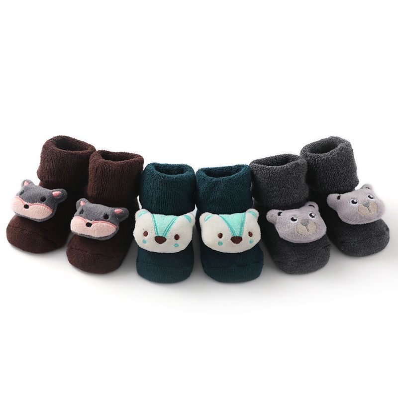 B02.4-02/Christmas Baby Anti-Slip Cotton Socks Toddler Set - Image 7