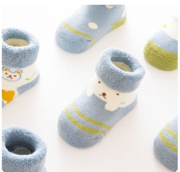 B02.4-03/Baby Winter Fleece Socks - Thick Warm Style