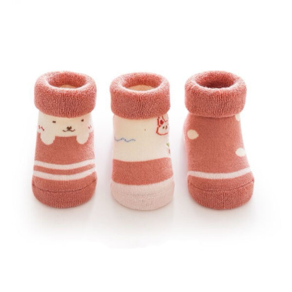 B02.4-03/Baby Winter Fleece Socks - Thick Warm Style