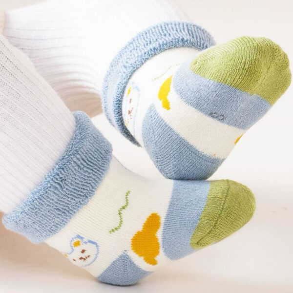 B02.4-03/Baby Winter Fleece Socks - Thick Warm Style