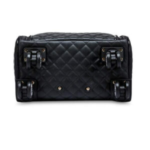 A09.1-03/Quilted Pattern Carry-On Luggage Lightweight Suitcase with Spinner Wheels & Lock - Image 6