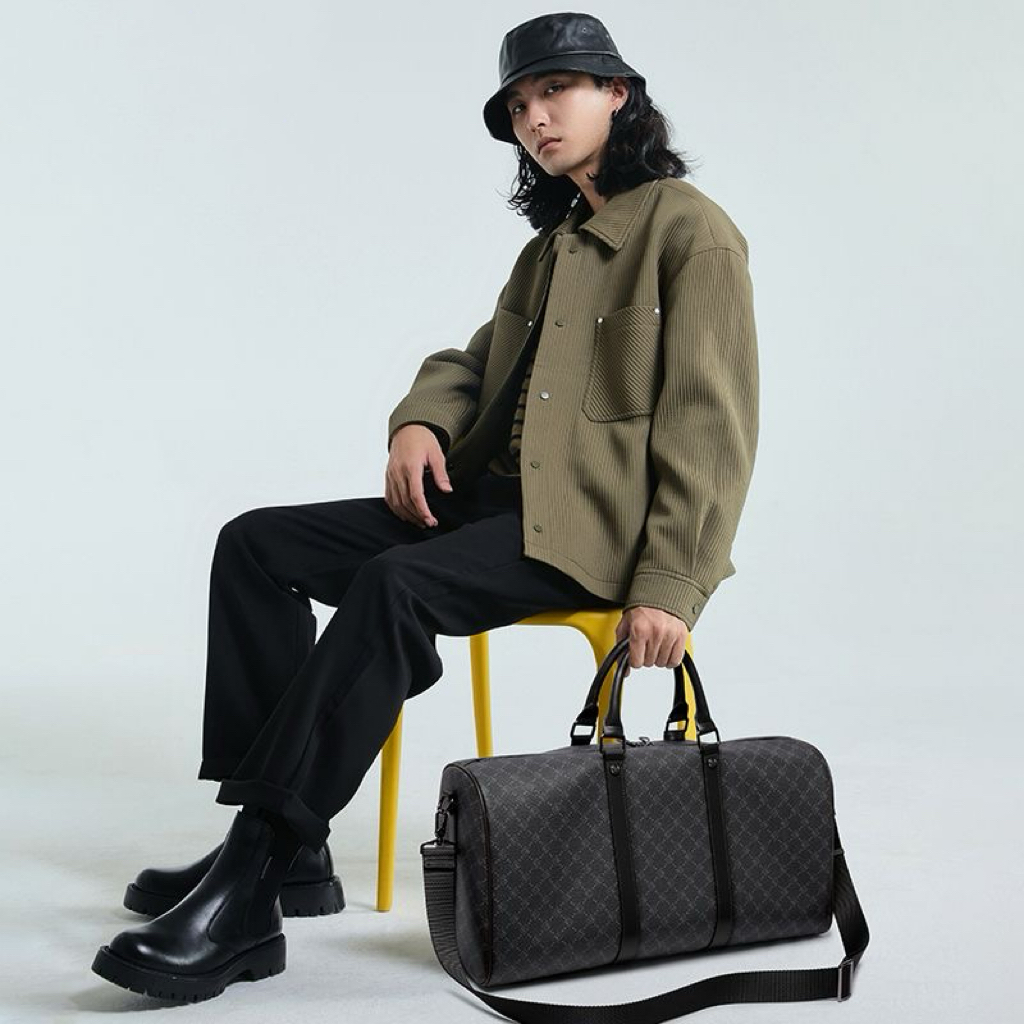 A09.2-02/Business Travel Duffle Bag Fits 16-inch Laptop Large Capacity Gym Tote - Image 3