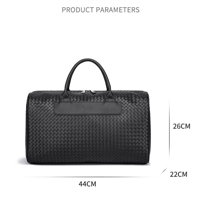 A09.2-03/Woven Travel Duffle Bag Fits 15-inch Laptop Durable Gym Tote - Image 5