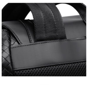 A09.3-01/Woven Waterproof Business Backpack for Men Travel Laptop Bag - Image 8