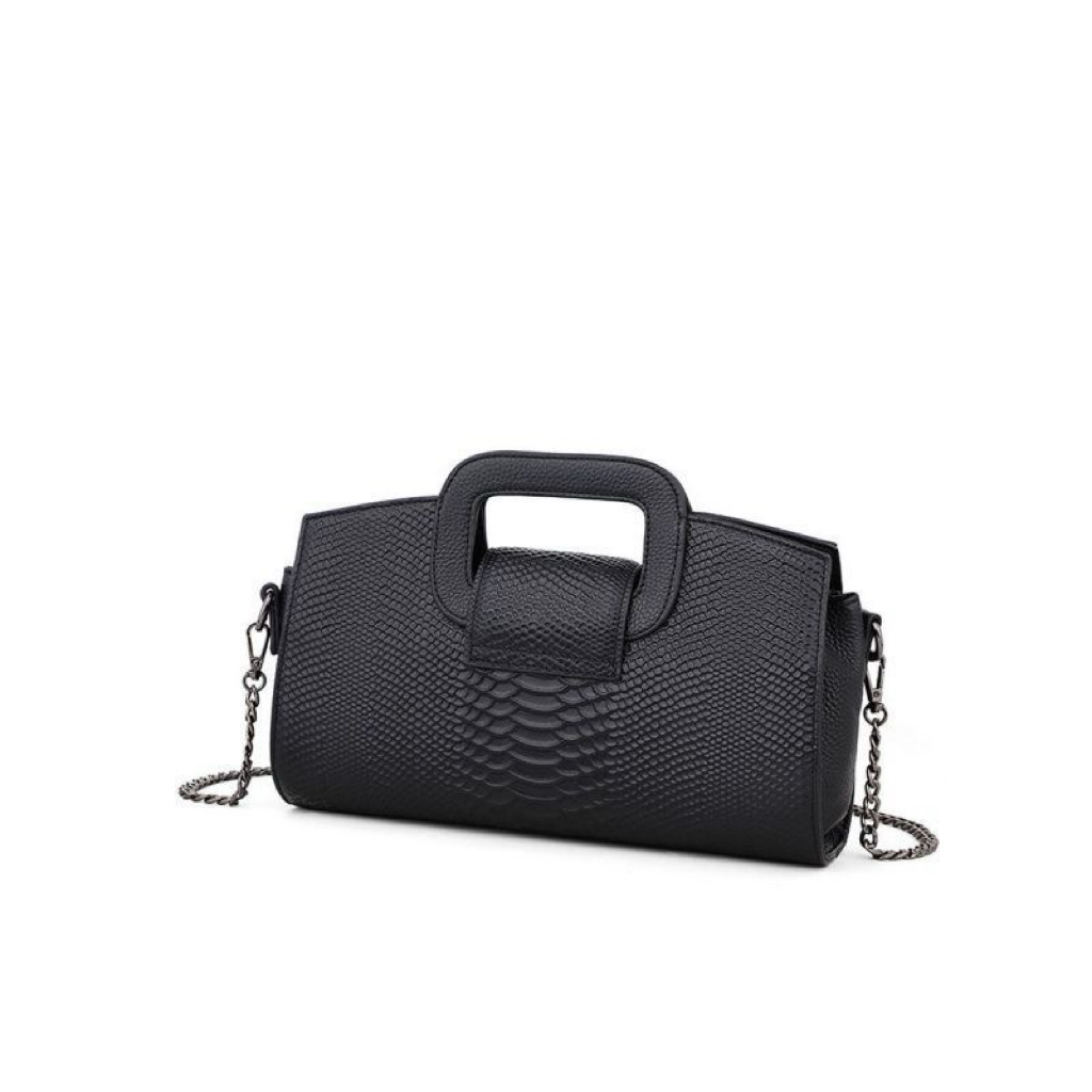 A09.4-03/Crocodile Embossed Leather Handbag Niche Casual Crossbody Clutch Bag - Image 3