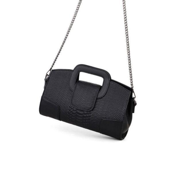 A09.4-03/Crocodile Embossed Leather Handbag Niche Casual Crossbody Clutch Bag