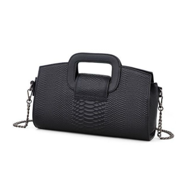 A09.4-03/Crocodile Embossed Leather Handbag Niche Casual Crossbody Clutch Bag