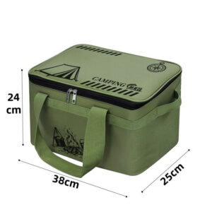 A09.5-01/Camping Storage Bag Large Capacity Portable Outdoor Picnic Cookware Organizer