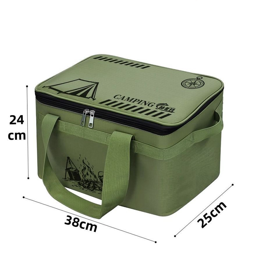 A09.5-01/Camping Storage Bag Large Capacity Portable Outdoor Picnic Cookware Organizer - Image 1