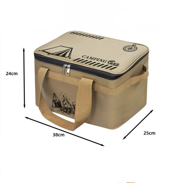 A09.5-01/Camping Storage Bag Large Capacity Portable Outdoor Picnic Cookware Organizer