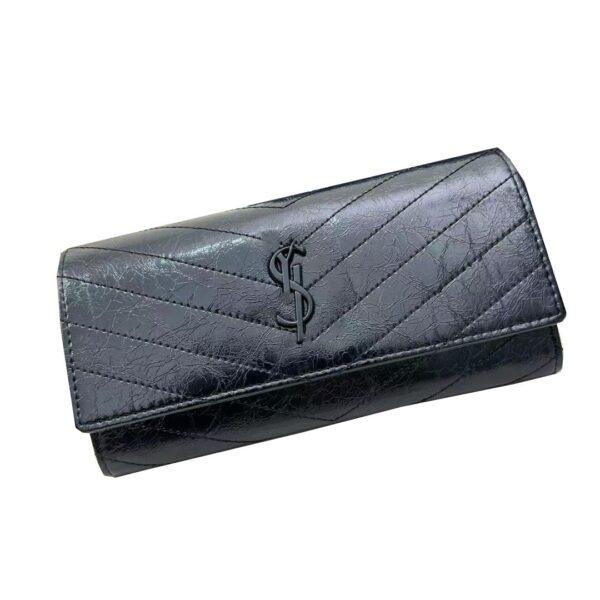A09.7-03/Luxury Long Wallet for Men & Women - Large Capacity Slim PU Leather Fashion Purse