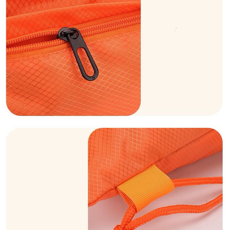 A09.8-02/Adidas Drawstring Sports Bag - Waterproof Gym Backpack for Basketball & Football, 41x1x49cm - Image 7