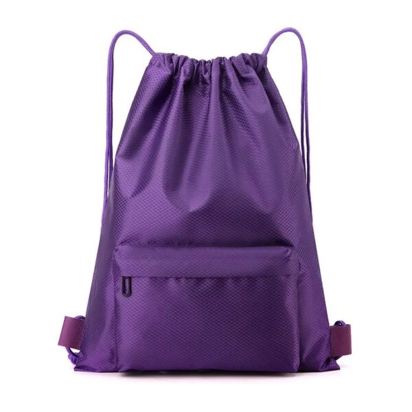 A09.8-02/Adidas Drawstring Sports Bag - Waterproof Gym Backpack for Basketball & Football, 41x1x49cm