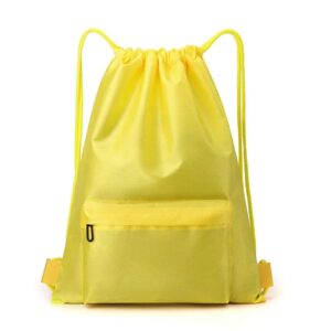 A09.8-02/Adidas Drawstring Sports Bag - Waterproof Gym Backpack for Basketball & Football, 41x1x49cm - Image 10