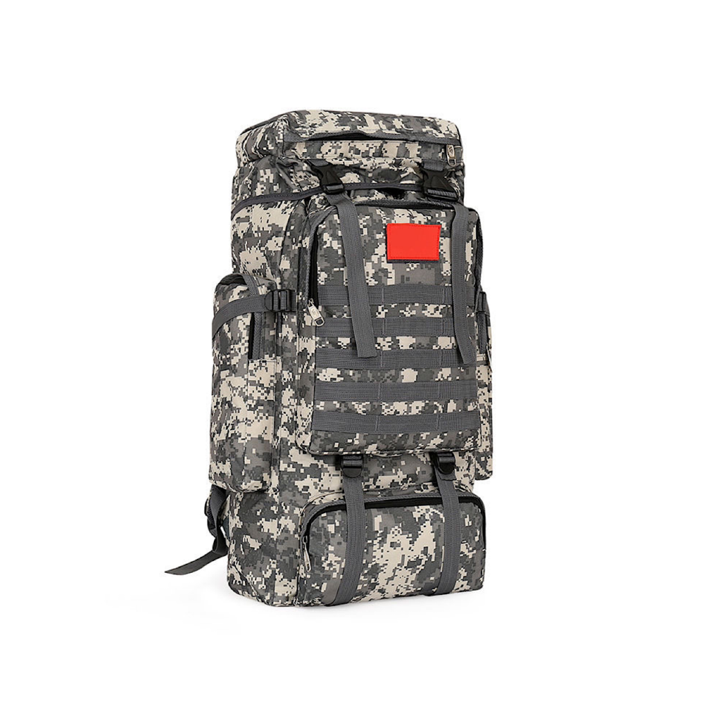 A09.9-01/Tactical Military Backpack 70L Large Capacity Waterproof Hiking Camping Bag - Image 1