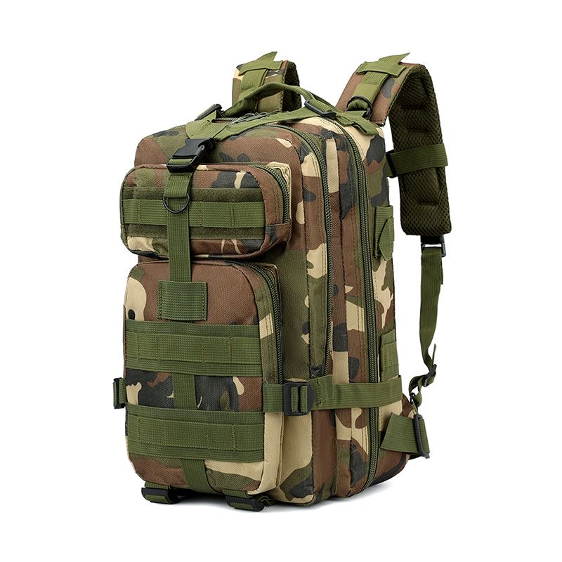 A09.9-02/Tactical Camo Backpack Multi-Pocket Waterproof Outdoor Hiking Camping Travel Bag - Image 12