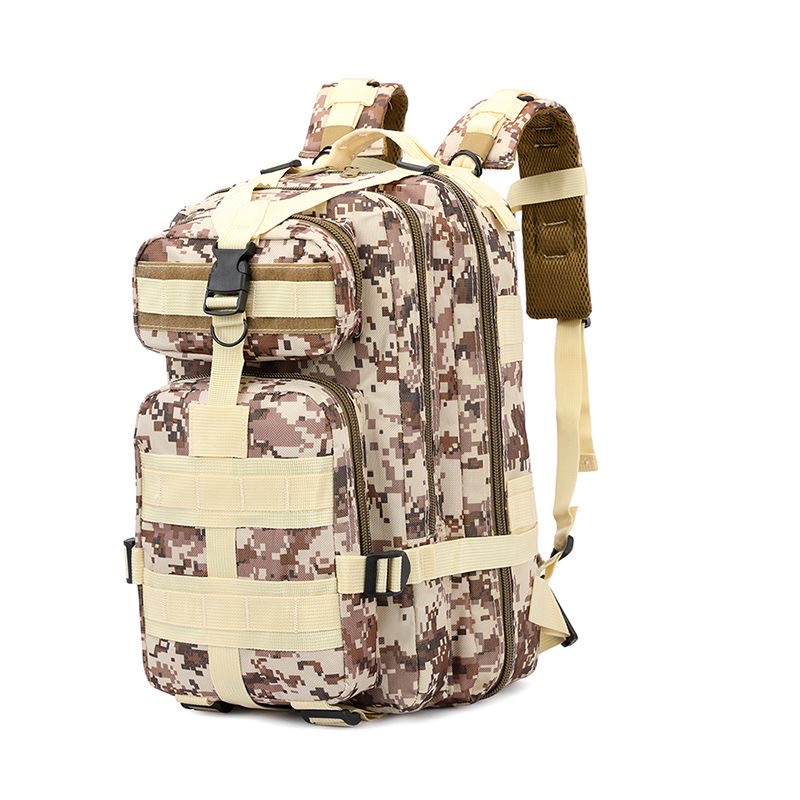 A09.9-02/Tactical Camo Backpack Multi-Pocket Waterproof Outdoor Hiking Camping Travel Bag - Image 13