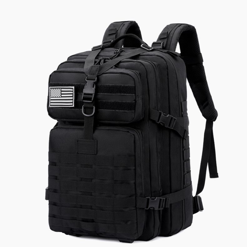 A09.9-02/Tactical Camo Backpack Multi-Pocket Waterproof Outdoor Hiking Camping Travel Bag - Image 2