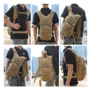 A09.9-03/Tactical Hydration Backpack Lightweight Outdoor Hiking Water Bladder Assault Bag (<10L) - Image 8