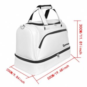 A09.10-02/TaylorMade Golf Clothing Bag - Large Capacity with Independent Shoe Compartment for Men & Women - Image 7