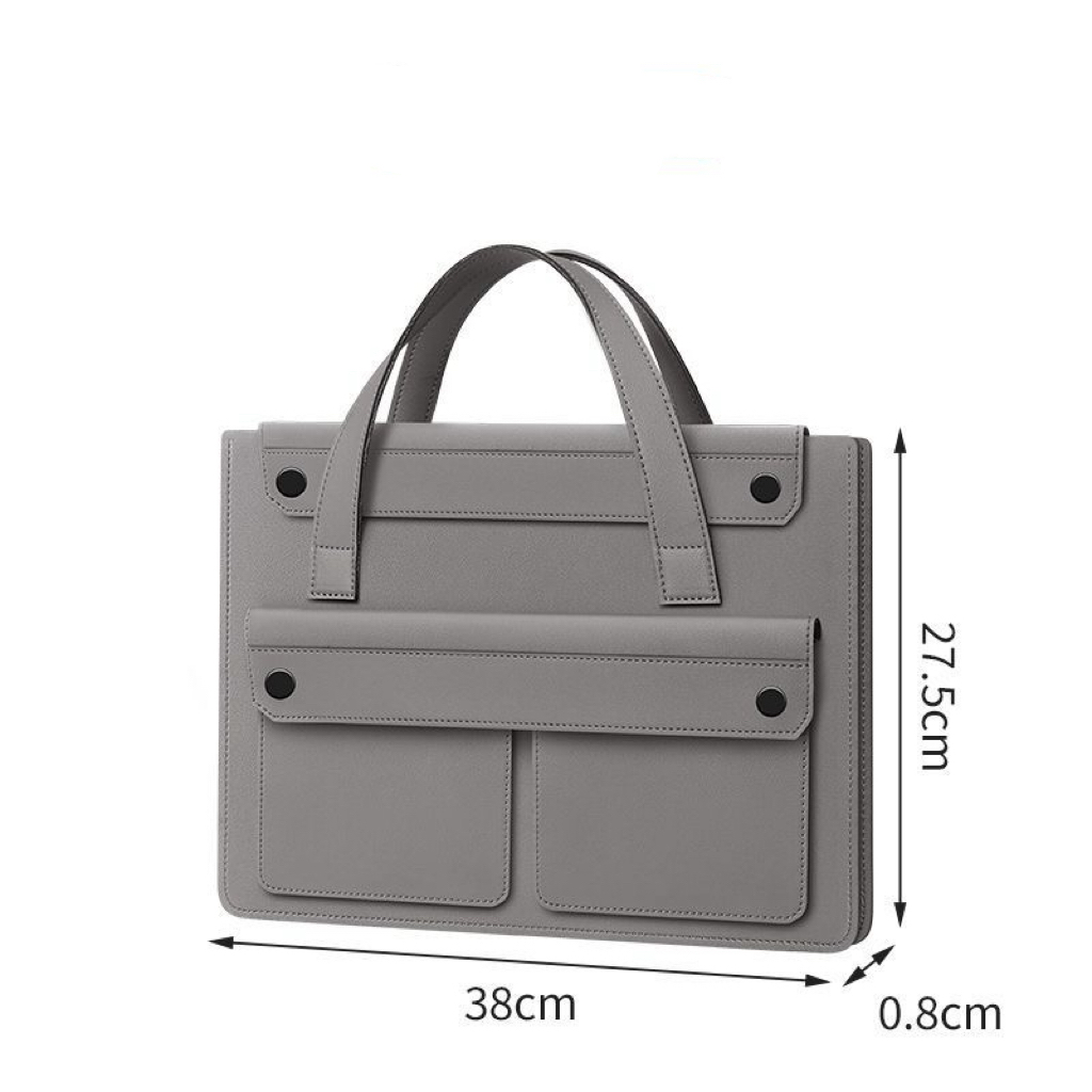 A09.11-02/15 Inch Accordion Style Laptop Tote Bag Lightweight Office Commute Handbag - Image 2