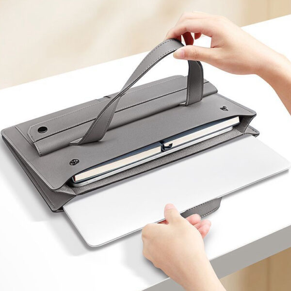 A09.11-02/15 Inch Accordion Style Laptop Tote Bag Lightweight Office Commute Handbag