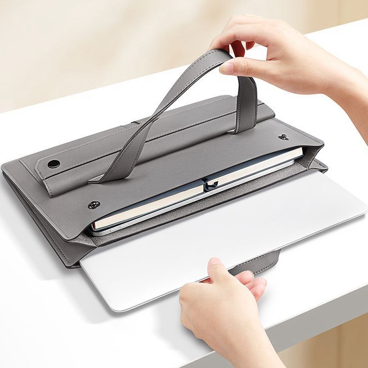 A09.11-02/15 Inch Accordion Style Laptop Tote Bag Lightweight Office Commute Handbag - Image 3