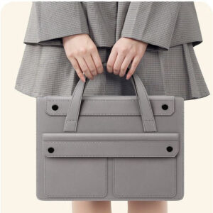 A09.11-02/15 Inch Accordion Style Laptop Tote Bag Lightweight Office Commute Handbag - Image 4