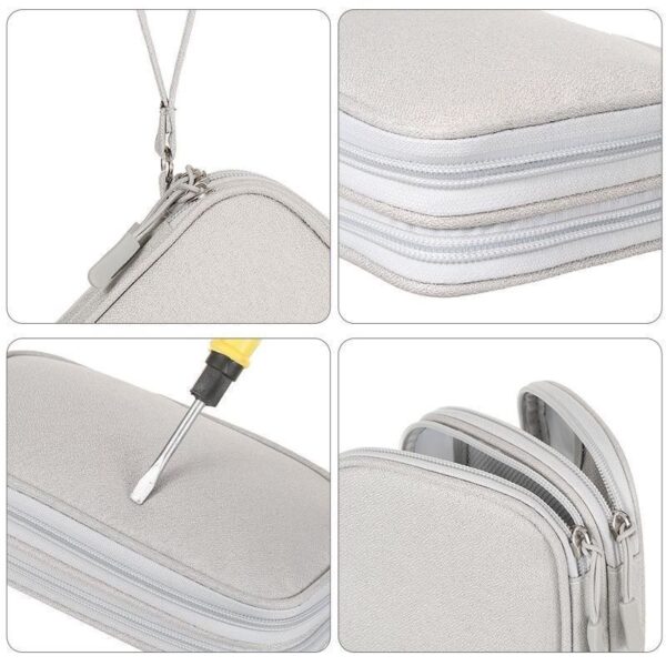 A09.12-01/Portable Digital Storage Bag for Charger Cable Power Bank Hard Drive Organizer