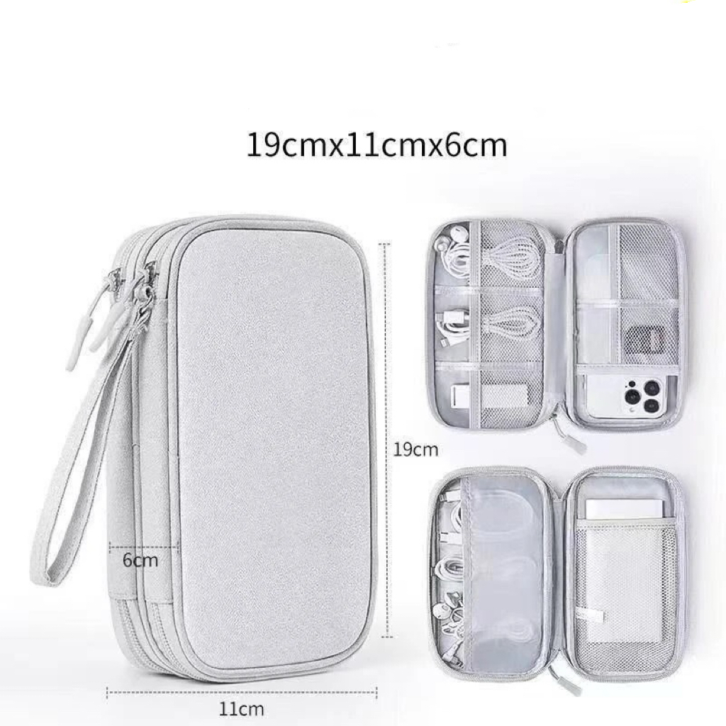 A09.12-01/Portable Digital Storage Bag for Charger Cable Power Bank Hard Drive Organizer - Image 4
