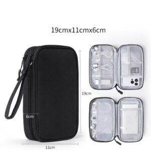 A09.12-01/Portable Digital Storage Bag for Charger Cable Power Bank Hard Drive Organizer - Image 5