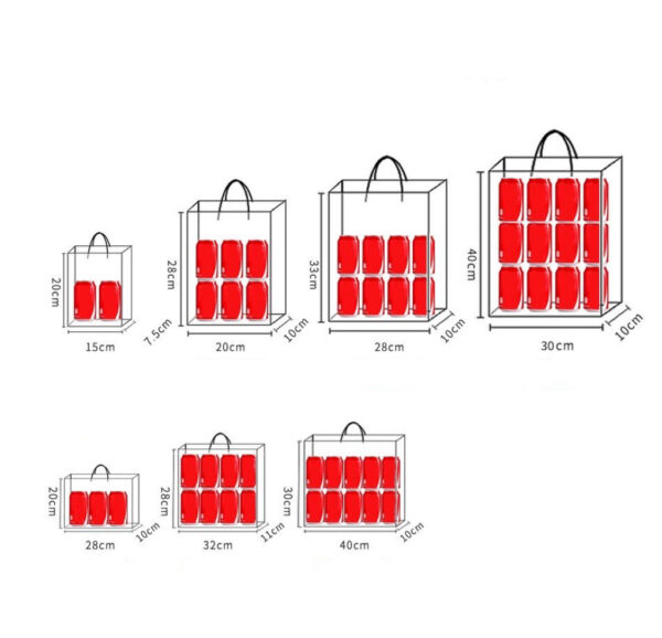 A09.14-01/Vintage Plaid Kraft Paper Gift Bags Retro Portable Gifting Packaging Bags