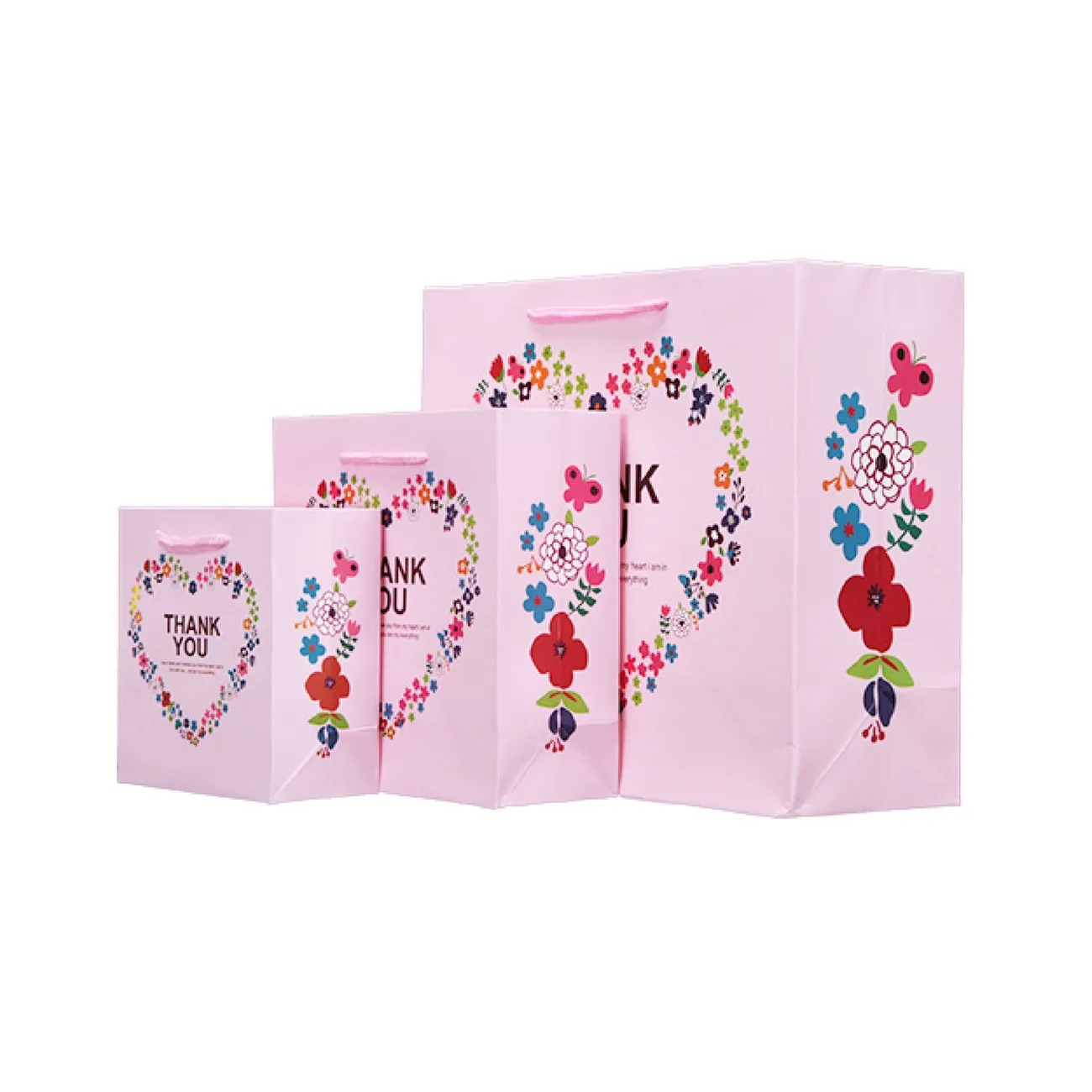 A09.14-02/Fashionable Bow Gift Paper Bags - Plaid Print Reusable Shopping Handbags for Gifting - Image 3